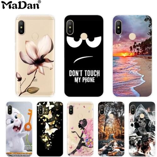 Cool Cover For Xiaomi Redmi Note 6 Case Phone Protective Back Slim Transparent Silicone Coque For Redmi Note6 Funda Cases