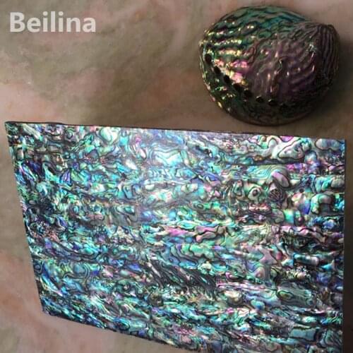 2mm thickness 240mm/140mm New Zealand abalone shell sheet mother of pearl laminate for musical instrument and wood carved inlay
