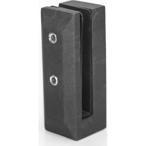 Stainless Steel 316 2205 Matt Black Frameless Glass Balustrade Staircase Railing Wall Mounted Spigot