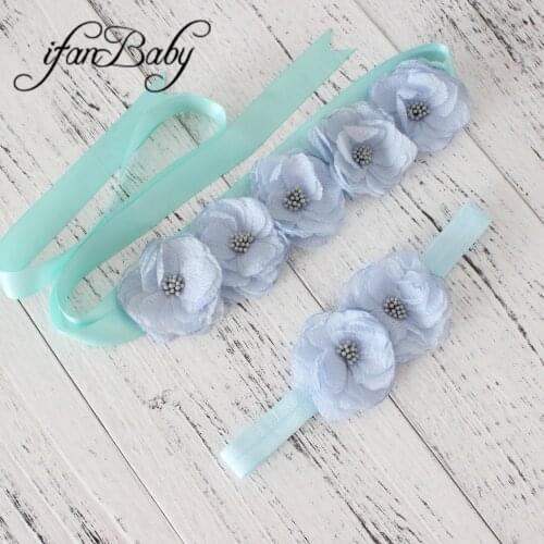 Sweet women belt ,girl flower sash belt,wedding sash ,burn Sash belt matching burn fabric flower headband 1 SET