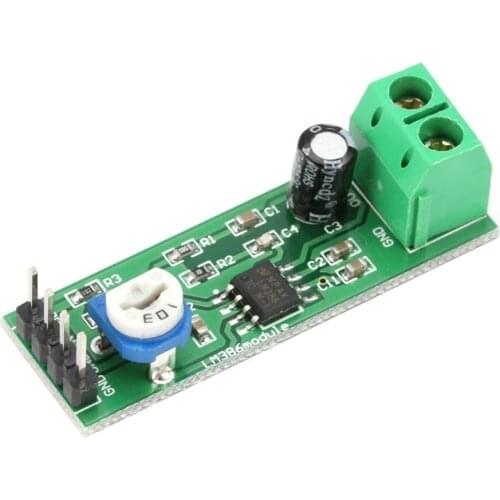 LM386 Super Mini 200X Power Amplifier Board Module Mono Channel Electronic DIY Tool Audio Amplify Volume Adjustable