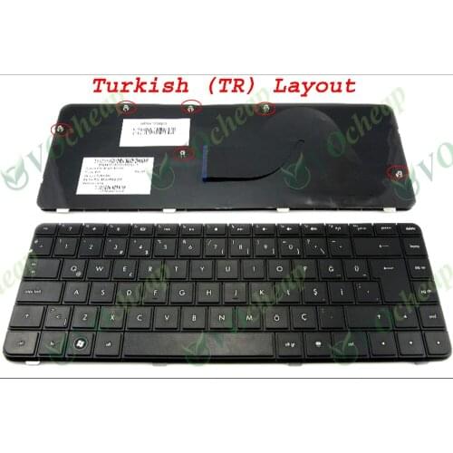 New Notebook Laptop keyboard for HP Compaq Presario CQ42 G42 Black Turkish TR - AEAX1A00210 9Z.N4RSQ.00T V112246AK1 AEAX1A00110