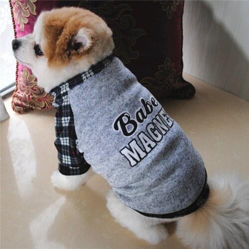 Pet Dog Clothes Autumn Winter Pet Clothing Dog Warm Thick Sweater French Bulldog Pets Outfit Thickening Dogs Dress T-shirts