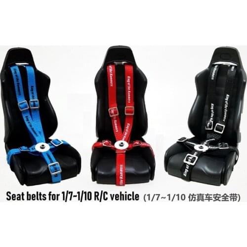 Simulated Driver Seat Belt For 1/10 RC Crawler Car Axial Wraith TRX4 D90 D110 RC Short-Course Truck Monster Truck 2pcs