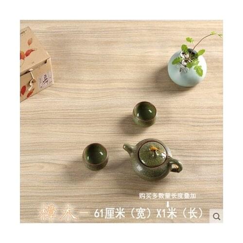 Adhesive paper for furniture 3d wood sticker wallpaper chiffonnier self adhesive paper pvc waterproof boeing film furniture