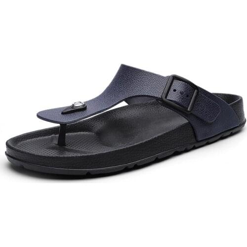 Summer Fashion Men Flip Flop Outdoor Male Sandals Shoes High Quality Flat Anti-skidding Slide Casual Slippers Wholesale Dropship