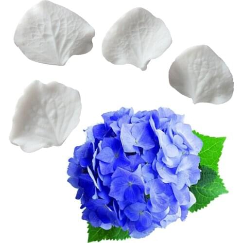 Hydrangea Leaf Veiners Mold Silicon Fondant Cake Decorating Tool Gumpaste Clay Sugarcraft Mould M2173