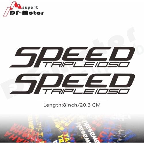 8Inch Reflective Sticker Decal Motorcycle Car Sticker Wheels Fairing Helmet Sticker Decal For Triumph SPEED TRIPLEIOSO