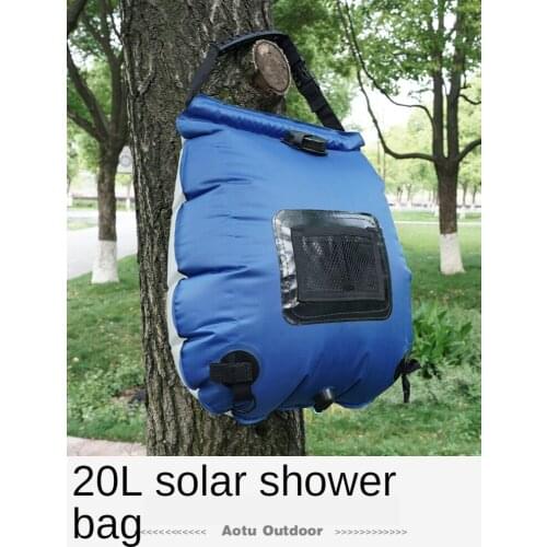 Outdoor Portable Miracle Baby Sponge Solar Energy Water Heating Bag Outdoor Shower Bags Summer Shower Hot Water Bag Rural