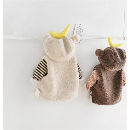 Baby Winter Clothes Toddler Boys Girls Vest Thick Fleece Warm Infant Baby Waistcoat Boy Kids Vest For Girls Baby Coat Outerwear