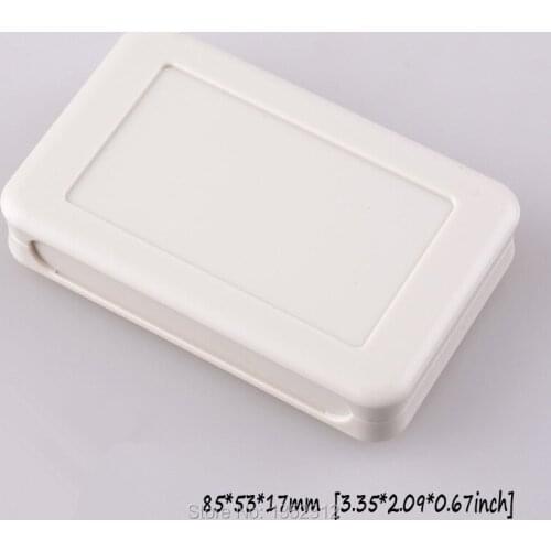 2 pcs/lot 53*85*17mm waterproof ABS plastic box for electronic project box handheld PLC enclosure housing IP55 junction box