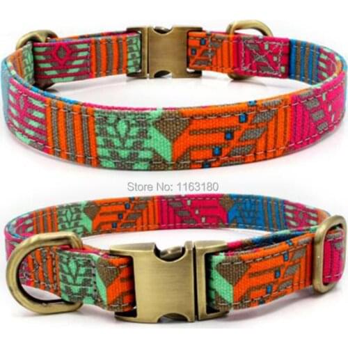 240 pcs/lot Vintage Pet Collar Necklace Pet Lead Puppy Collars High Quality Browmn Pet Dog Cat Accessories