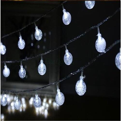 3M 6M 10M Fairy Garland LED Chain Ball String Lights Waterproof Christmas Tree Wedding Home Indoor Decoration Battery Powered