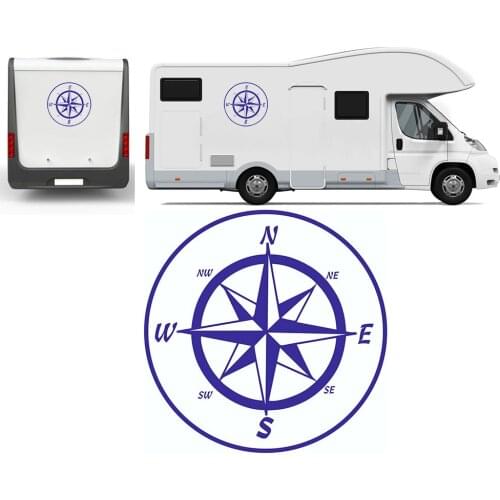 MOTORHOME CAMPER VAN CARAVAN / STICKERS /DECAL / GRAPHIC / COMPASS