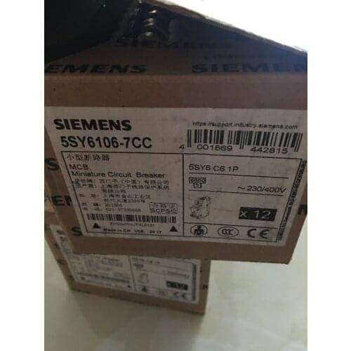 1pc Siemens 5SY6106-7CC 1P 6A circuit breaker free shipping