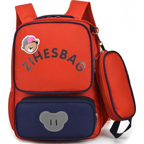 Children School Backpack School Bags Kids Backpack Girls Boys School Bag For Grades 2-5 Reflective strip design Mochila Escolar