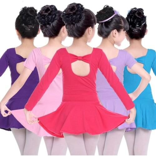 Child Professional Gymnastics Ballet Leotard Tutu Dress Dance Costumes For Girls Ballerina Dancing Clothes Dancer Wear Clothing