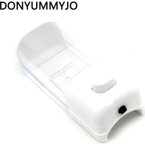 DONYUMMYJO 500ml Manually Wall Mounted Bathroom Shower Body Lotion Shampoo Lotion Cream Liquid Soap Dispenser