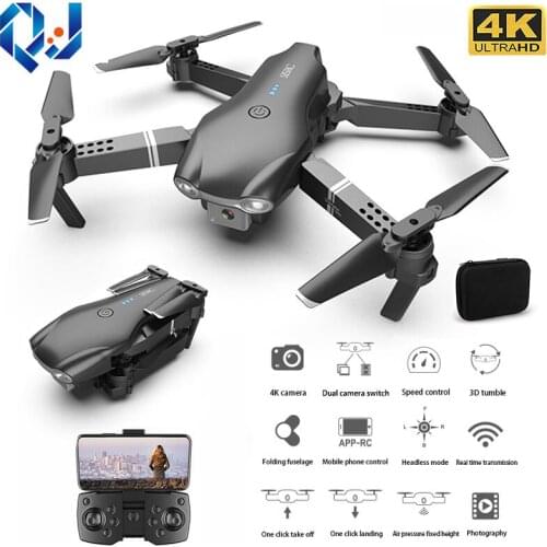 XKJ S602 RC Drone 4K HD Dual Camera Professional Aerial Photography WIFI FPV Foldable Quadcopter Height Hold DronToy
