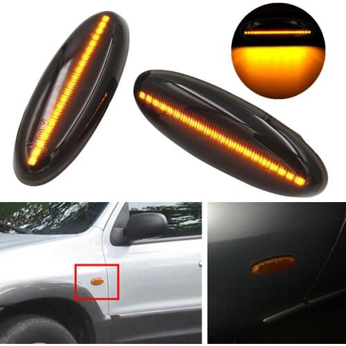 For MAZDA 323 Familia Protege Tribute MX-6 Car Flashing Dynamic LED Side Marker Lamp Turn Signal Blinker Lights B33P51120A
