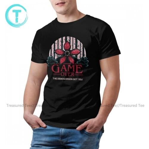 Demogorgon T Shirt Awesome 100 Percent Cotton Beach T-Shirt Short Sleeves Printed Tee Shirt Big Men