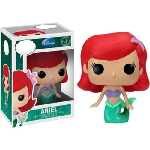 Cartoon Mermaid Figure Car Ornaments Auto Interior Decorations Hero Doll Toys Ornament Accessories