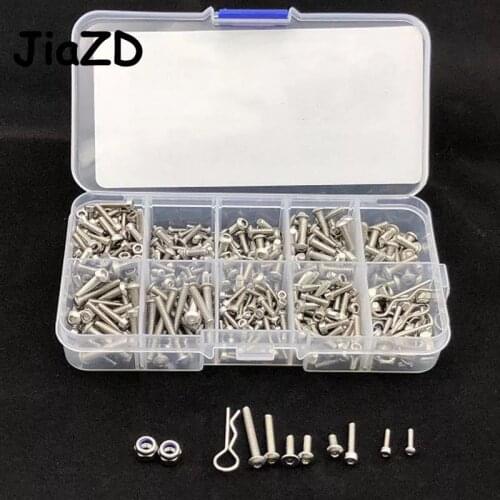 RC Tool 387 PCS Stainless Steel Screws Kit with box For 1/10 RC Car Land Rover Traxxas TRX4 Ford Bronco RC Car Accessories T9