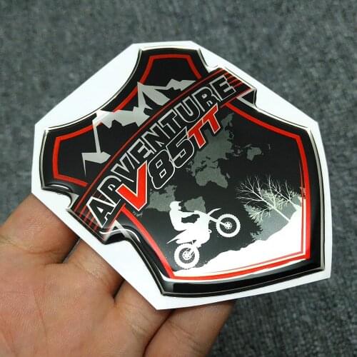 Stickers Tank pad Trunk V85TT For Moto Guzzi V85 TT Protection decal Luggage Aluminum Cases Protector Emblem Logo 2019 2020
