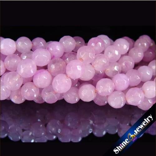 Wholesale 6mm high gloss Pink Druzy Agates Faceted Round stone Loose Beads Strand 15" Free shipping