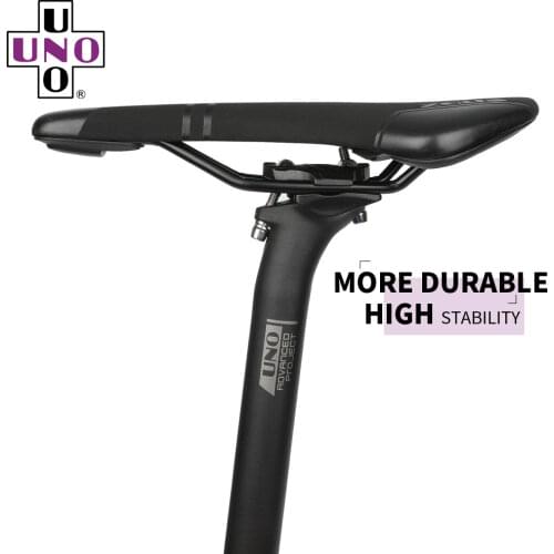 UNO Bike Seat Post 3D Forged One-Piece Bicycle Seatpost 27.2/30.9/31.6*350mm mtb Bike Seat Tube Ultralight Seat Pole Cycle
