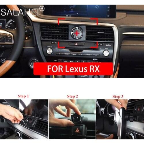 Gravity Holder Bracketin in Car Mobile Phone Cell Dashboard Air Vent Stand Clip Mount With Aromatherapy For Lexus RX 450hL 2020