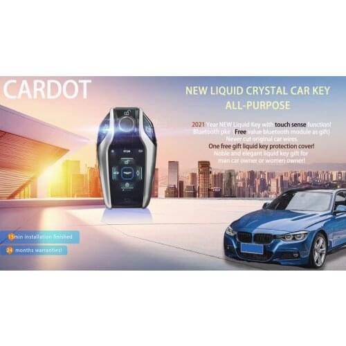 Drop Shipping KOL Cardot Liquid Crystal key suitable for 99.99% Of Cars Remote Start System