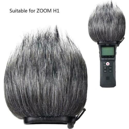 Noise Cancellation Stereo Easy Install Windproof Outdoor Microphone Windshield Practical Dustproof Accessories Cover For Zoom H1