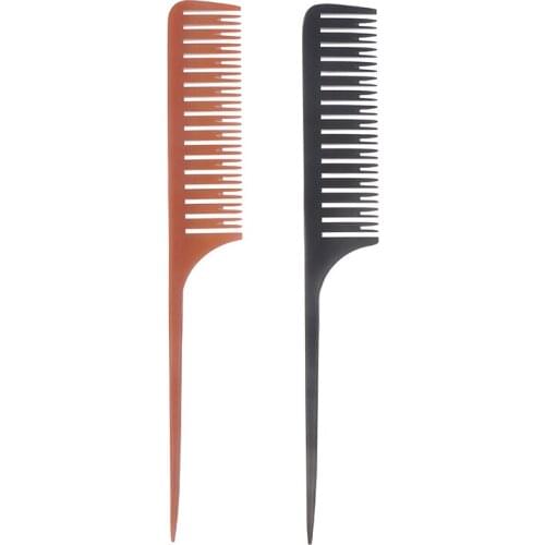 Heat-resistant Anti-static Manual Bakelite Comb, Hair Dyeing, Styling, Combing, Pointed Tail Comb