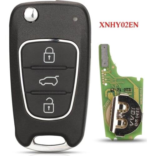 Kutery XNHY02EN VVDI Smart Car Key For Hyundai 3Buttons Xhorse Supper Wireless Universal Remote Control English Version