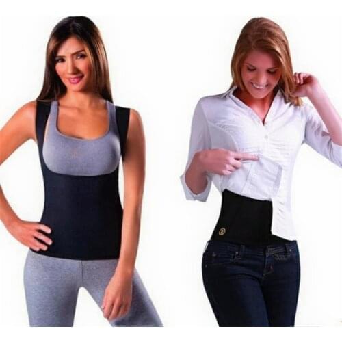 Women Neoprene Body Shaper Vest Breast Care Abdomen Fat Burning Fitness Slimming Shapewear Waist Cincher Trainer Corset Top