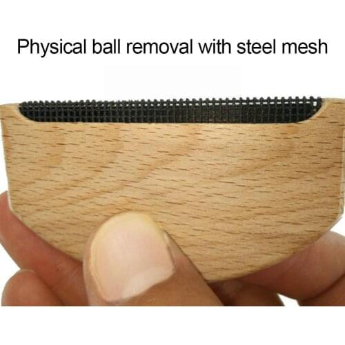1pc Wooden Garment Care Anti Pilling Manual Sweater Use Use Easy Easy Fabric Clean To Trimmer Brush Comb Fuzzy Home Remover L4A7