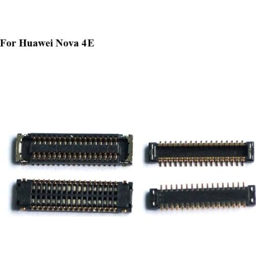 2pcs For Huawei Nova 4E 4 E LCD display screen FPC connector For Huawei Nova4E logic on motherboard mainboard