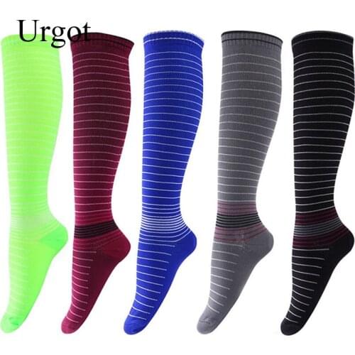 Urgot 3pair Men Women Compression Socks Men Anti Fatigue Leg Support Knee High Breathable Medical Grade Stocking Care Feet Socks