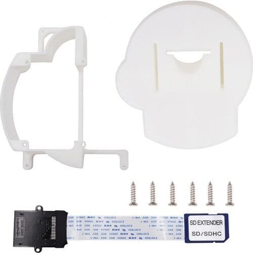 3D Printed Mount Kit with SD Extension Cable for GameCube For GC Loader