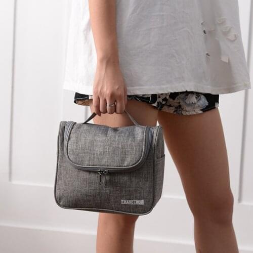 Big Capacity Travel Cosmetic Bag Hanging Waterproof Hook Up Folding Wash Bath Storage Portable Women Toiletry Bag Makeup Bags