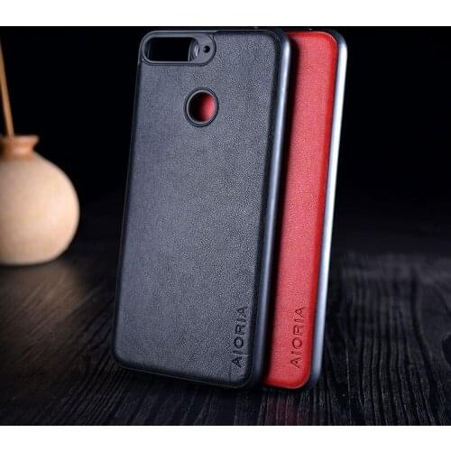 Case for huawei honor 7x 7a p20 mate 20 lite pro Y5 Y6 prime 2018 p smart nove 3 funda Luxury Vintage Leather case cover coque