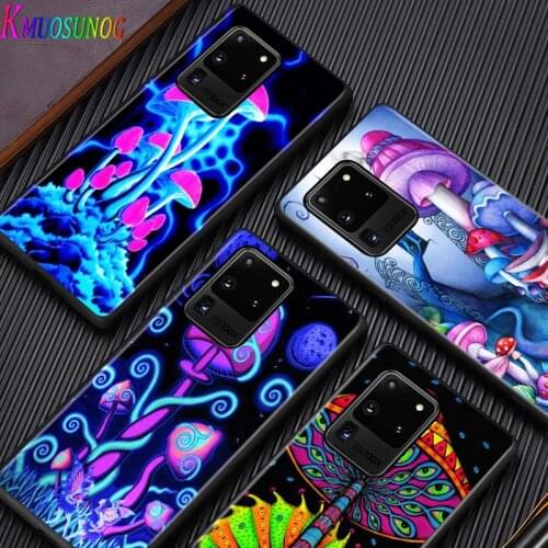 Weird Trippy Mushroom for Samsung Note 20 S20 FE Lite Ultra Plus A91 A81 A71 A51 A41 A31 A21 A11 A12 A42 A01 Phone Case