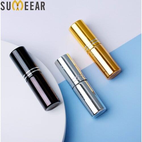 100Pieces/Lot 5ML Perfume Bottle Golden Glass Bottle With Box Atomizer Spray Bottles Sample Empty Containers