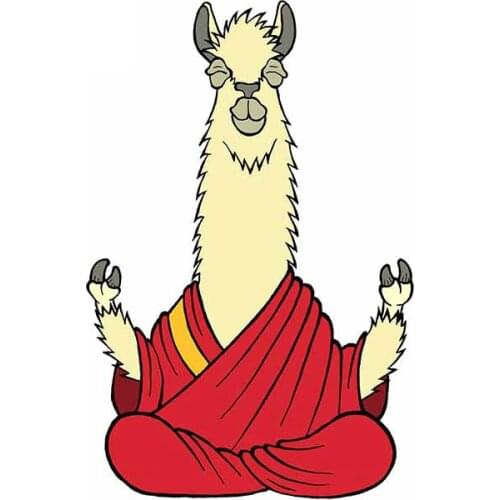 Interesting Car Sticker Dali Llama Motorcycle Accessories Car Styling Decal Vinyl Car Window Cover Scratches PVC 13cm*9cm