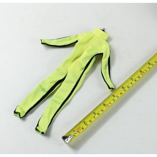 1/6 Scale Conjoined suit Bruce Lee One-piece garment for Phicen Hottoy Action Figure Toy Collection