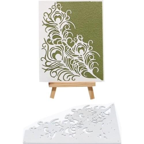 KSCRAFT Feather Metal Cutting Dies Stencils for DIY Scrapbooking/photo album Decorative Embossing DIY Paper Cards