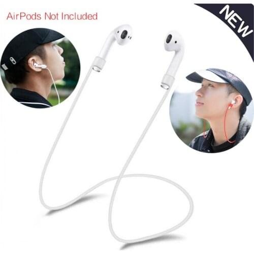 Earphone Strap For For AirPods 2 3 Pro Case Accessories TWS Anti Lost Strap Silicone Rope For Bluetooth Earphones Silicone Cable
