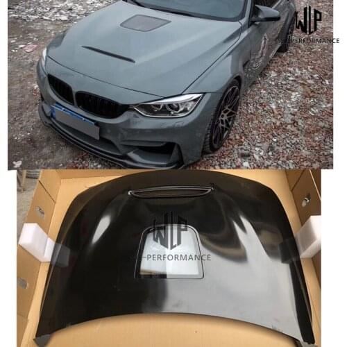High Quality Carbon Fiber / Aluminum Engine Hood Transparent Bonnets Car Body Kit For BMW 4 Series F32 12-UP