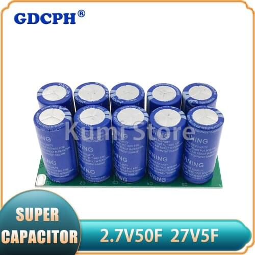 High voltage module 27V5.0F 27V-P5F pull capacitor module backup power supply 27V5F16V15V